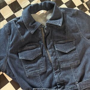 Nine West Dark Blue Denim Dress